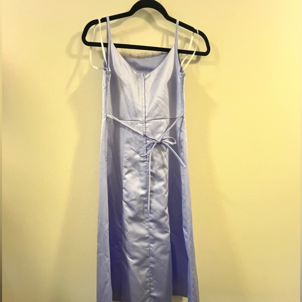 VINTAGE 80’s/90’s Lavender Dress 100%nylon - Picture 3 of 7